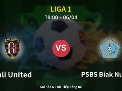 Soi Kèo Bali United vs PSBS Biak Numfor – 19:00 06/04 | Nhận Định, Dự Đoán Tỷ Số