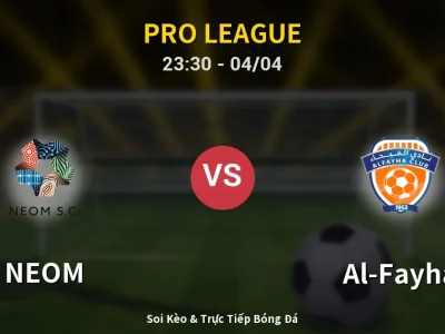 Soi Kèo NEOM vs Al-Fayha – 23:30 04/04 | Nhận Định, Dự Đoán Tỷ Số