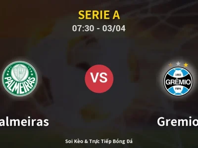 Kết Quả: Palmeiras 2-1 Gremio – Highlight & Bàn Thắng | Serie A