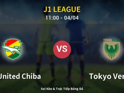 Kết Quả: JEF United Chiba 3-2 Tokyo Verdy – Highlight & Bàn Thắng | J1 League