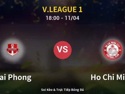 Soi Kèo Hai Phong vs Ho Chi Minh – 18:00 11/04 | Nhận Định, Dự Đoán Tỷ Số