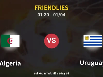 Kết Quả: Algeria 0-0 Uruguay – Highlight & Bàn Thắng | Friendlies